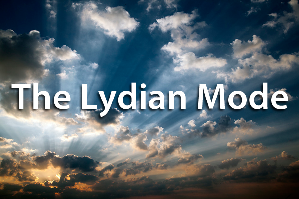The lydian mode on guitar